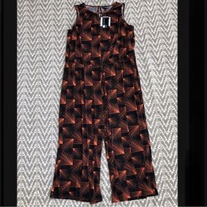 Antthony original sleeveless wide leg cinched waist jumpsuit size 3X